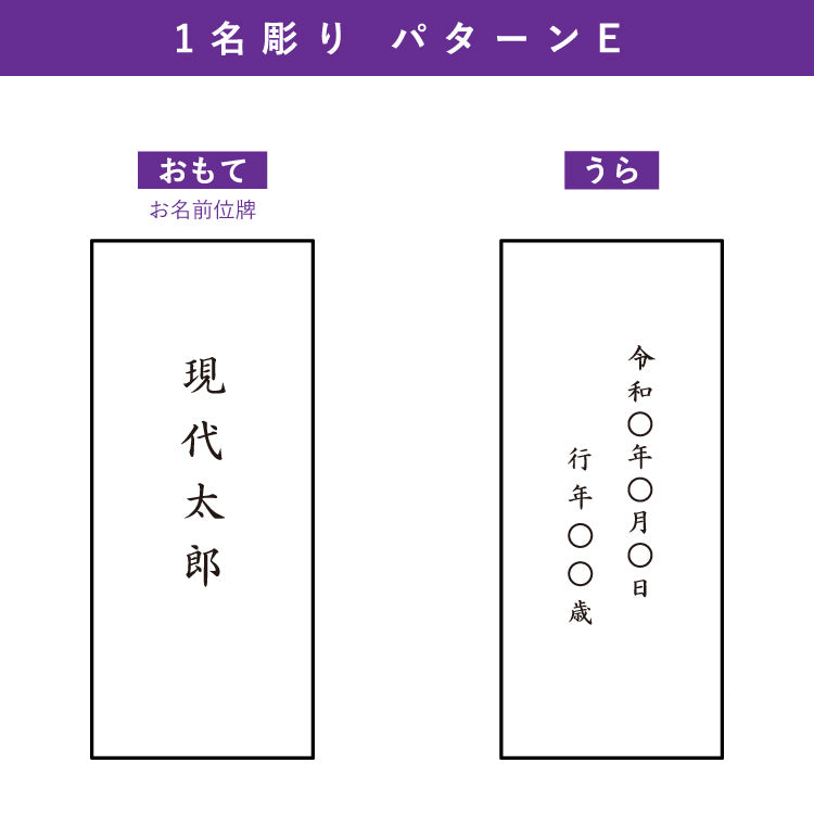 位牌 『 スピカ 5.0寸 』