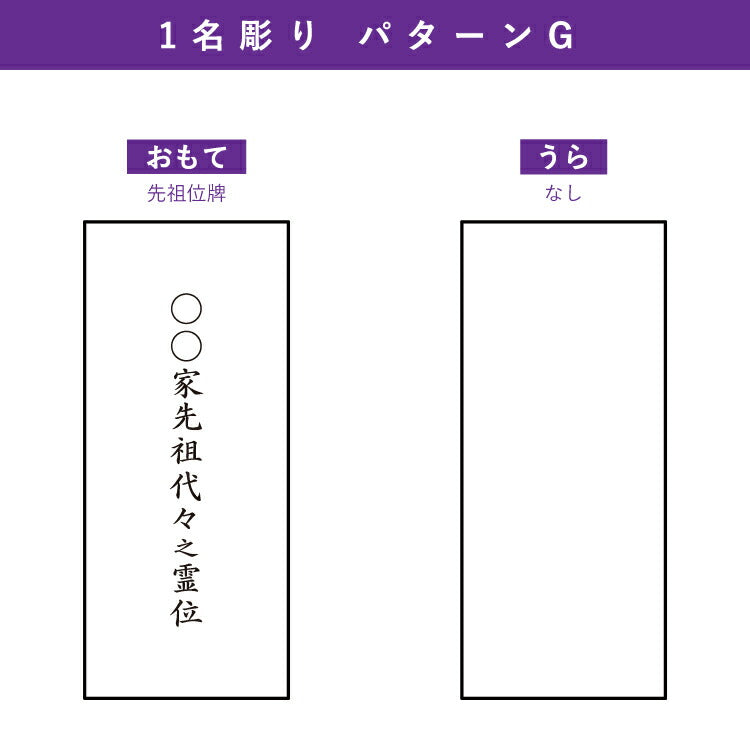 位牌 『 メンヒ 4.5寸 』