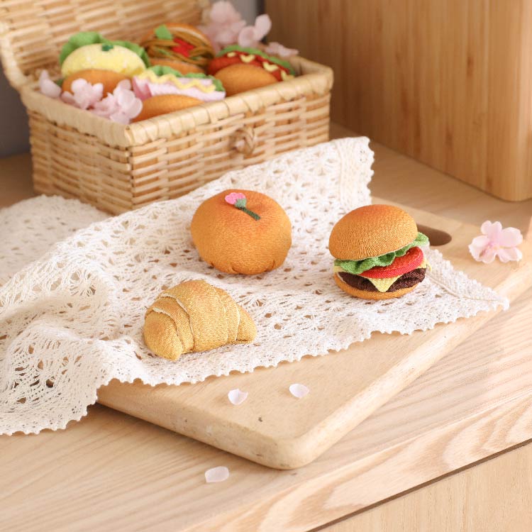 お供え 『 ちりめん飾り ハンバーガー 』