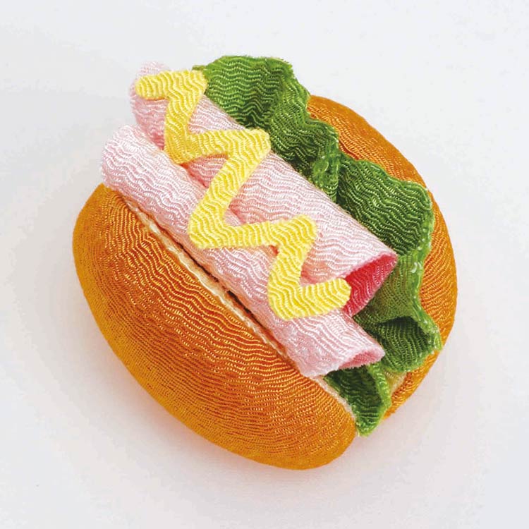 お供え 『 ちりめん飾り ハムサンド 』