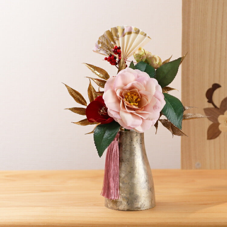 造花・仏花 『 メモリアルフラワー正月花 絹 』 – 現代仏壇直営