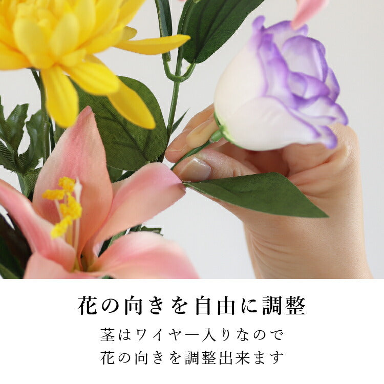 造花・仏花 『 メモリアルフラワー墓花 ピュアリリー II 』