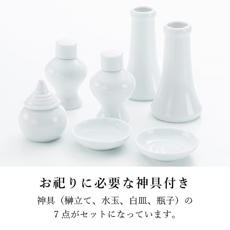 神棚 『 神棚 箱宮 神楽 (神具付き) 』