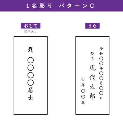 位牌 『 レヨン ウォールナット 』