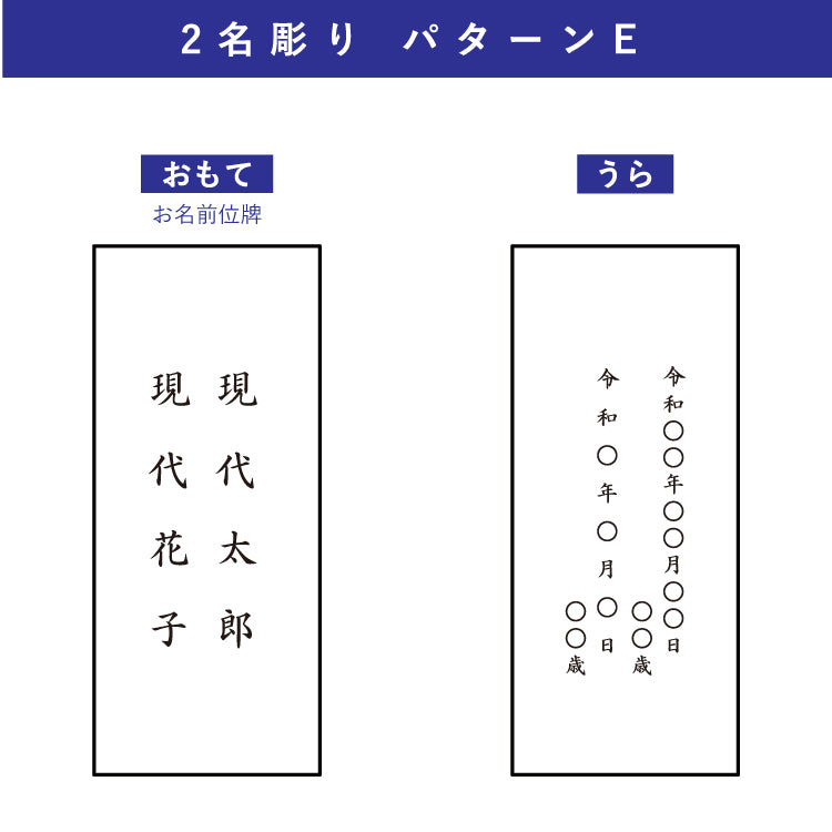 位牌 『 ラムダII ブラック 4.5寸 』