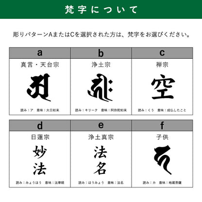 位牌 『 メンヒ 4.5寸 』
