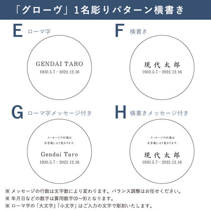 位牌 『 グローヴ 』