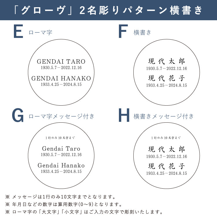 位牌 『 グローヴ 』