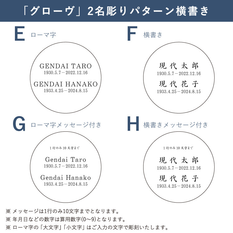 位牌 『 グローヴ 』