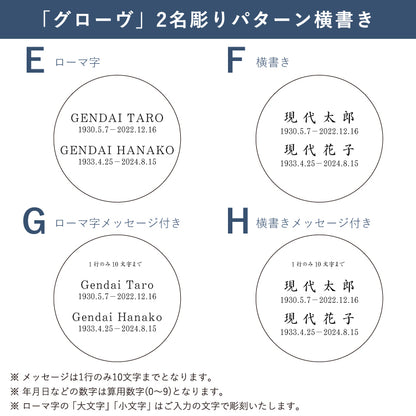 位牌 『 グローヴ 』