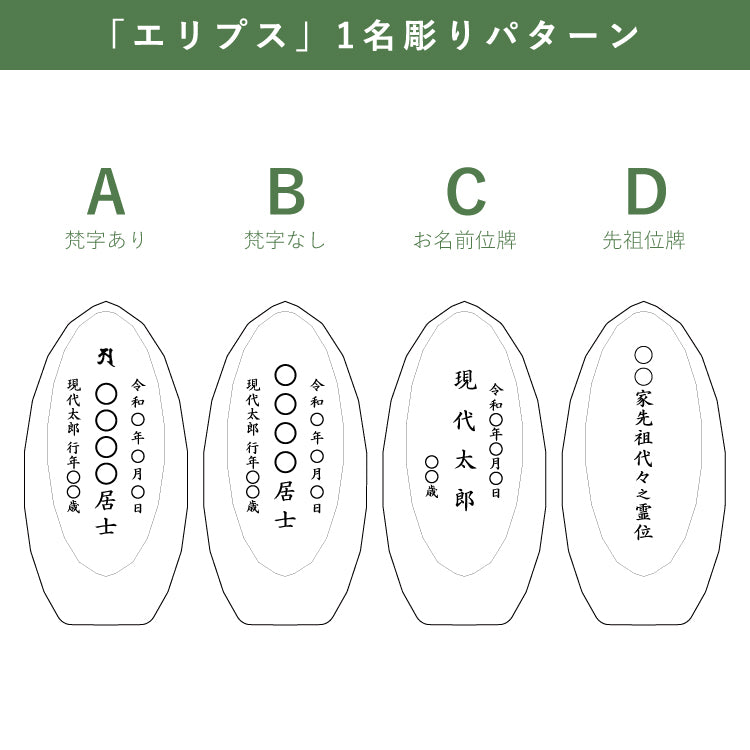 位牌 『 エリプス アンバー 』