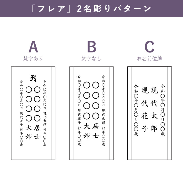 位牌 『 フレア Ｓ 』