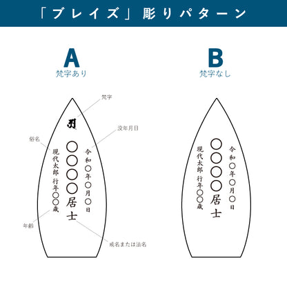 位牌 『 ブレイズ 』