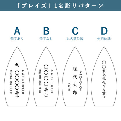 位牌 『 ブレイズ 』