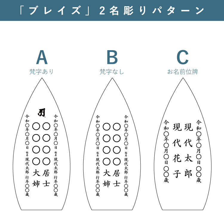 位牌 『 ブレイズ 』