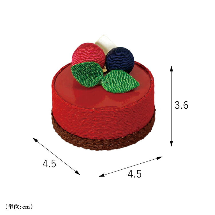 お供え 『 ちりめん3点セット（パティスリーラズベリー・シュークリーム・フルーツタルト） 』