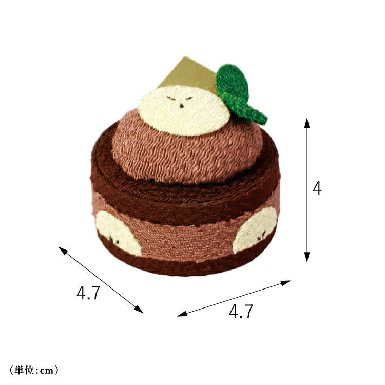 お供え 『 ちりめん2点セット（パティスリーチョコバナナ・いちごショート） 』