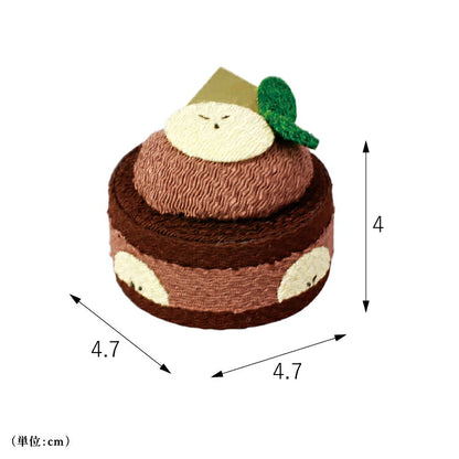 お供え 『 ちりめん2点セット（パティスリーチョコバナナ・いちごショート） 』