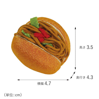 お供え 『 ちりめん飾り　焼きそばパン 』