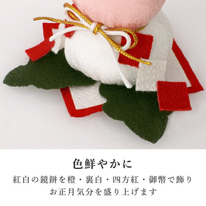 お供え 『 ちりめん飾り 鏡餅 』