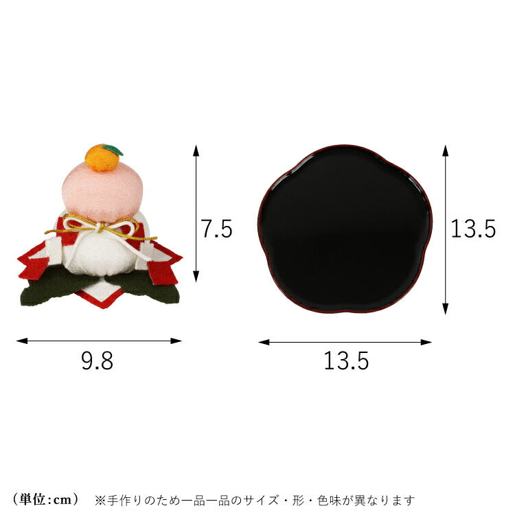 お供え 『 ちりめん飾り 鏡餅 』