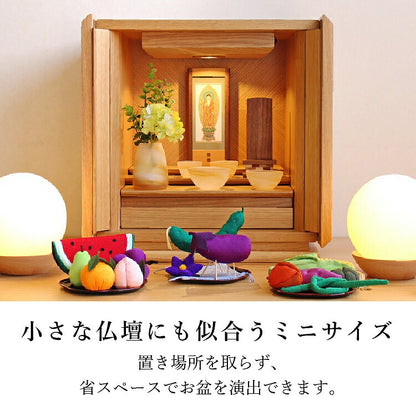 お供え 『 ちりめん飾り 果物盛り 』