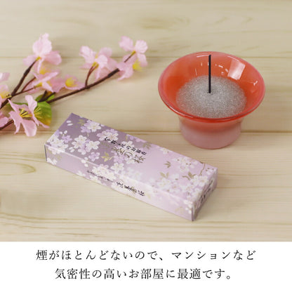 お線香 『 新・淡墨の桜　桐箱サック6入 』