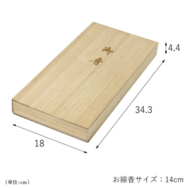 お線香 『 新・淡墨の桜　桐箱サック6入 』