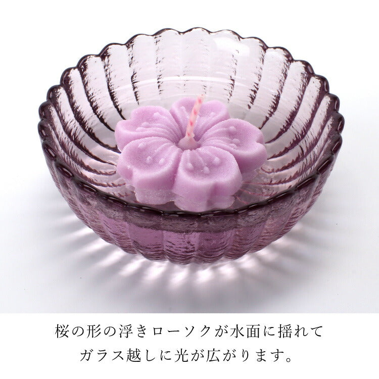 お線香 『 新・淡墨の桜 桐箱浮きローソクセット 』