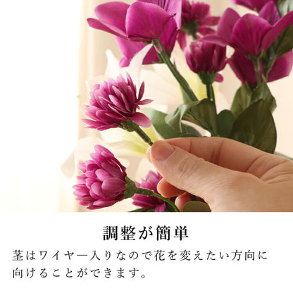 造花・仏花 『 メモリアルフラワー墓花 ピュアリリーIV 』