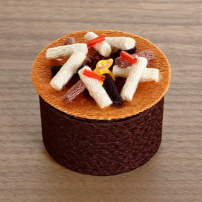 ローソク 『 ちりめんキャンドル おがら灯 』