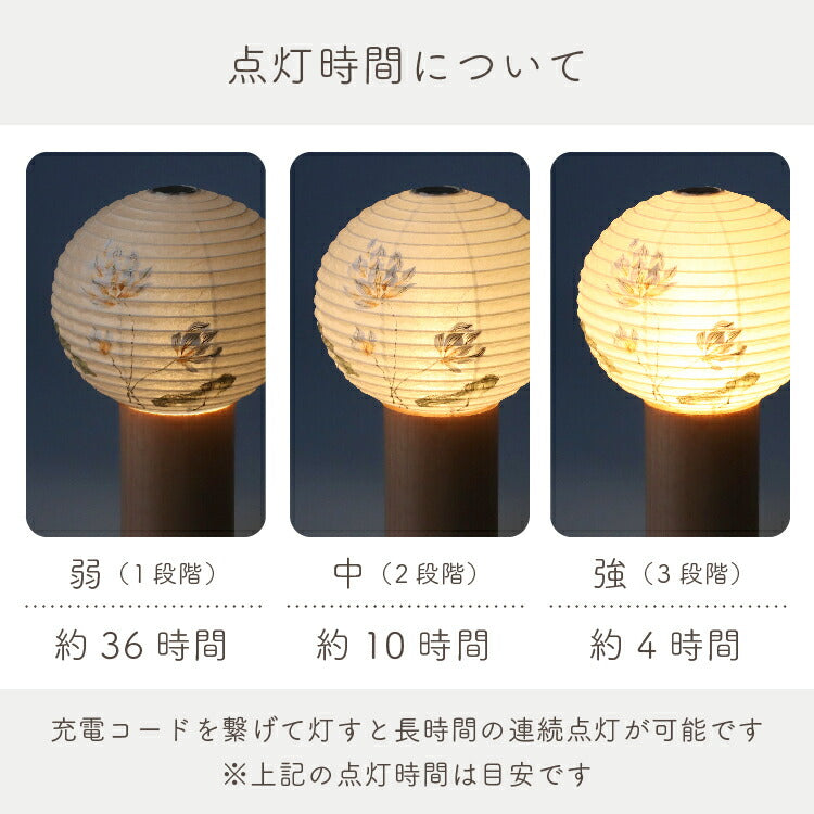 盆提灯・盆ちょうちん 『 tocco（トッコ）ハス　盆提灯 』