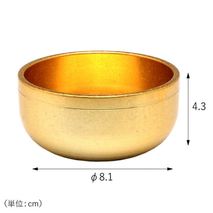 リン 『 夢想リン 2.5寸 本金光彩 』