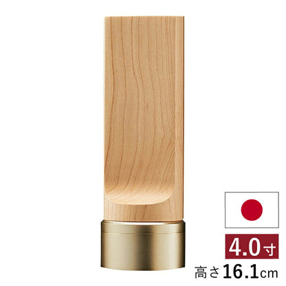 位牌 『 テゾーロ メープル 4.0寸 』