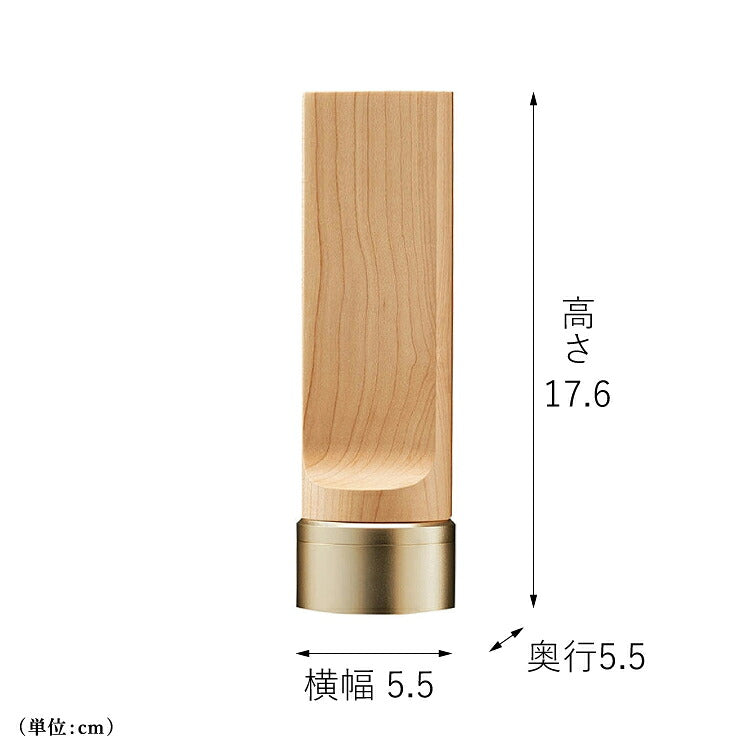 位牌 『 テゾーロ メープル 4.5寸 』