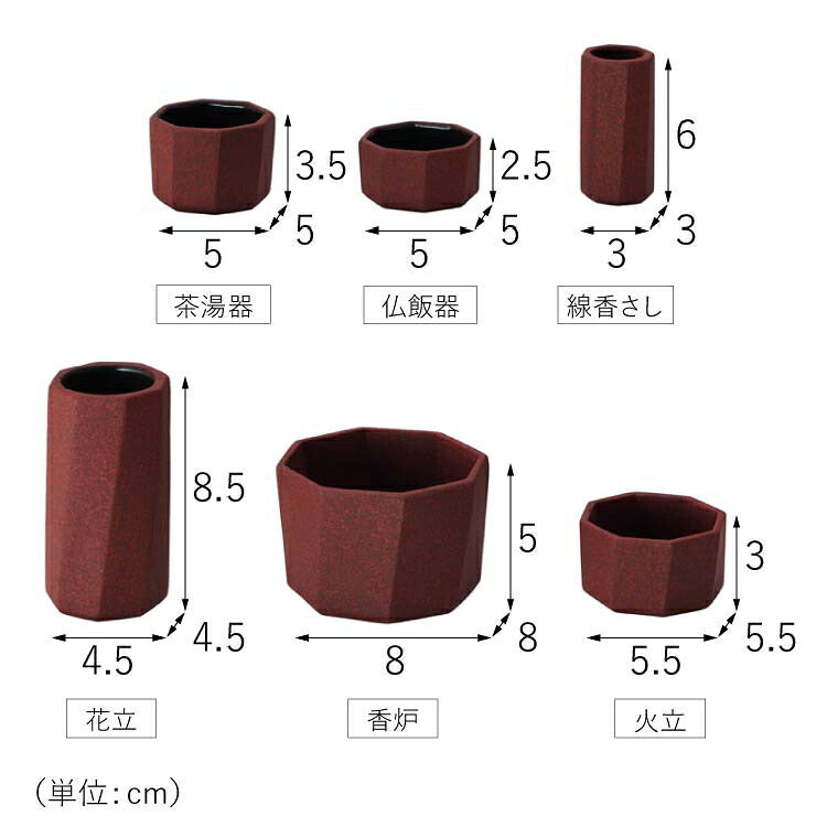 仏具 『 オクトII レッド 』