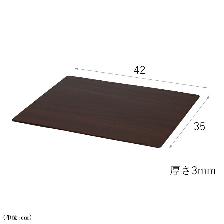 仏具 『 敷板 ダークブラウン・ライトブラウン M 』